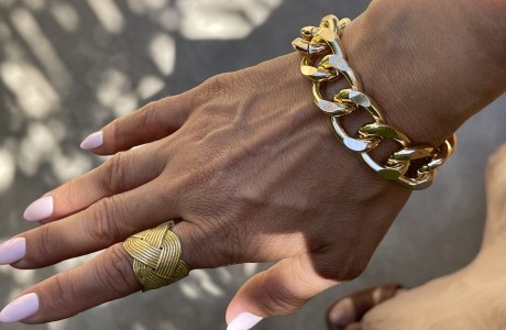 Aluminum gourmet in stunning light gold!