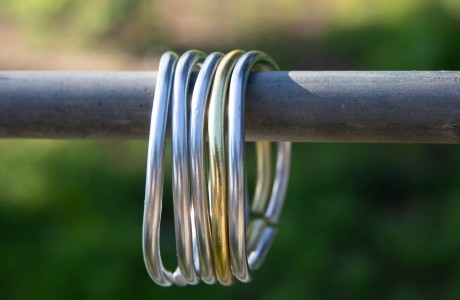 צמיד חישוק אלומיניום פתוח וגמיש