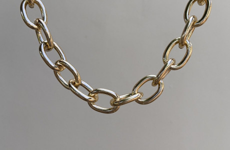 שרשרת לולאות גדולות אלומניום