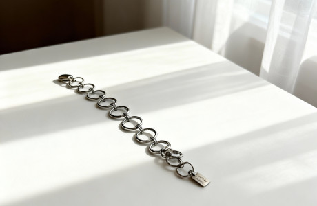 צמיד לולאות עגולות עדין