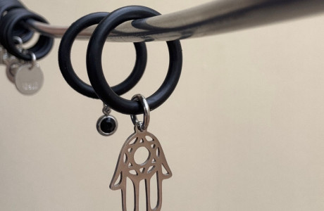 טבעת סיליקון תליון לבחירה