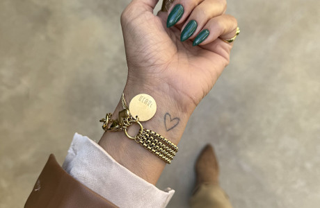 צמיד 4 שכבות אהבה עם תליונים או ללא..