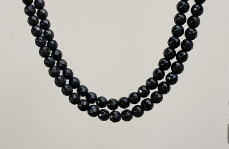 soon! Stunning double onyx stone necklace!!