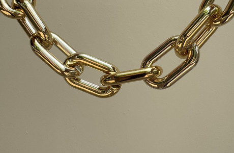  חדשה! שרשרת לולאות גדולות אקריל  