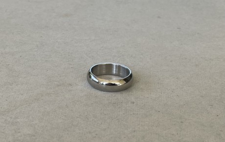 טבעת קלאסית עגולה גוון כסף , מאיה אהרוני תכשיטים